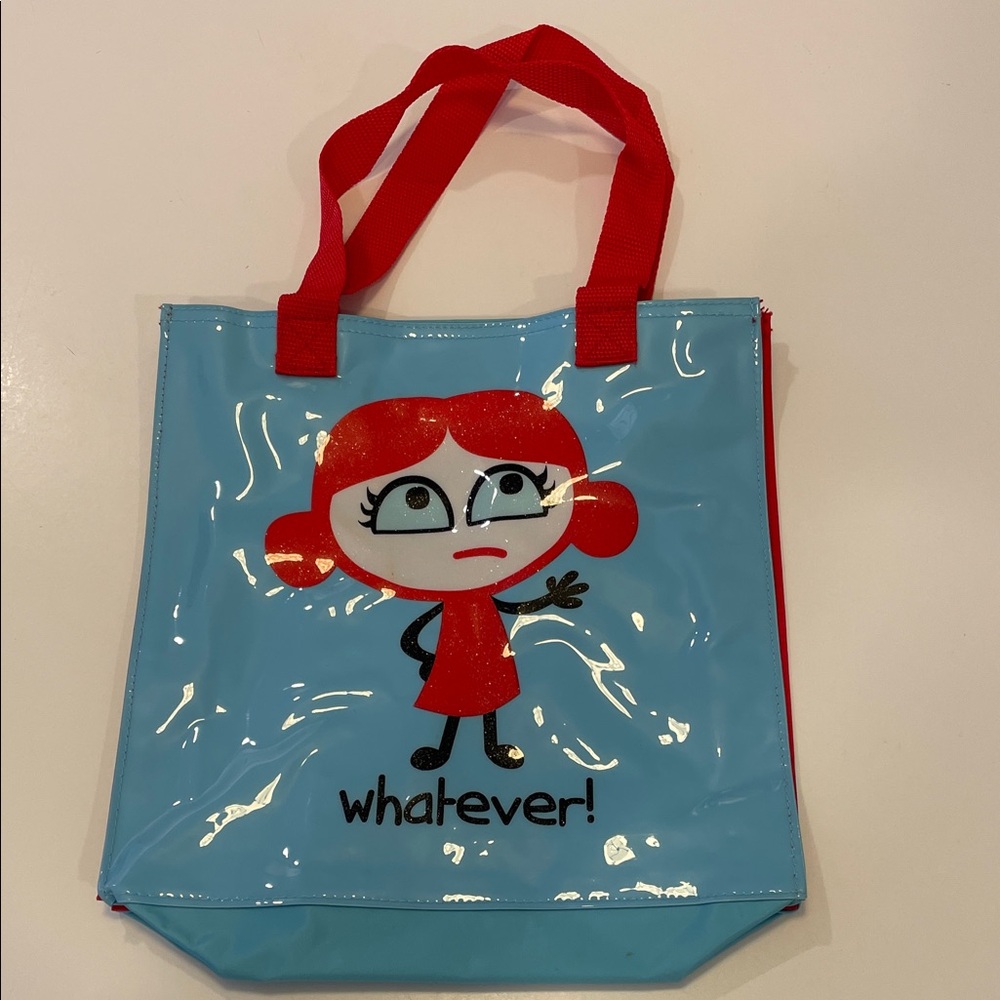NWOT FRED is RED WHATEVER tote bag O/S
